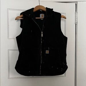 Carhartt Black Canvas Workwear Vest